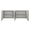 Maiya Side Board Light Grey, Sideboards & Buffet by Dovetail, 88.15" width x 34.25" height x 17.7" depth thumbnail 5