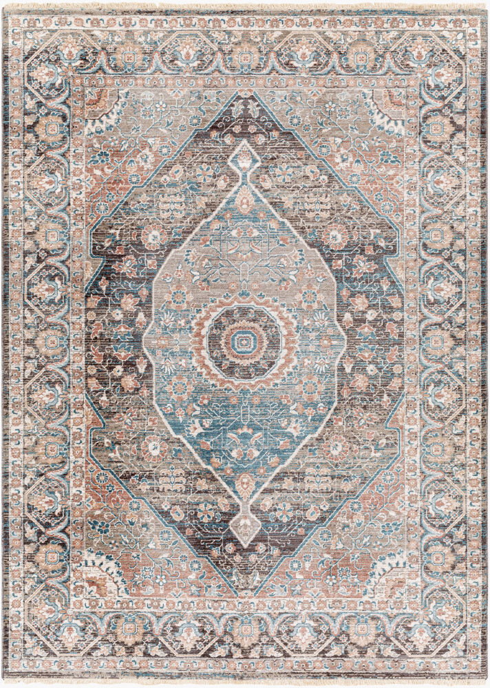 Carlisle Machine Woven Rug, by Surya, 1'3.75" length x 1'3.75" width