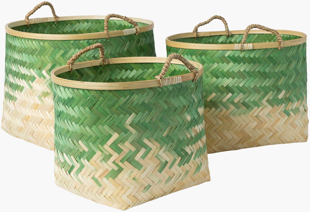 Forrestburg Basket, Bins & Basket by Surya, 19" width x 14" height