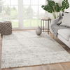 Macklin Handmade Solid Ivory/ Light Gray Area Rug thumbnail 5