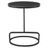 Jessenia Black Marble Accent Table thumbnail 3