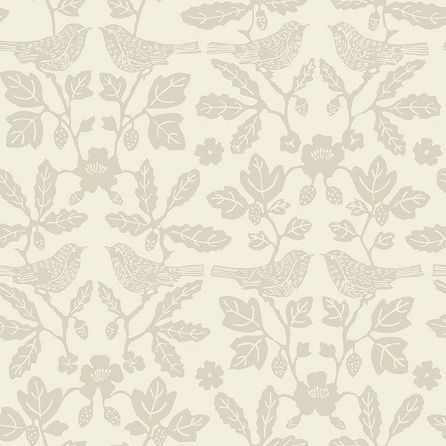 Sparrow & Oak Wicker Peel & Stick Wallpaper large image 