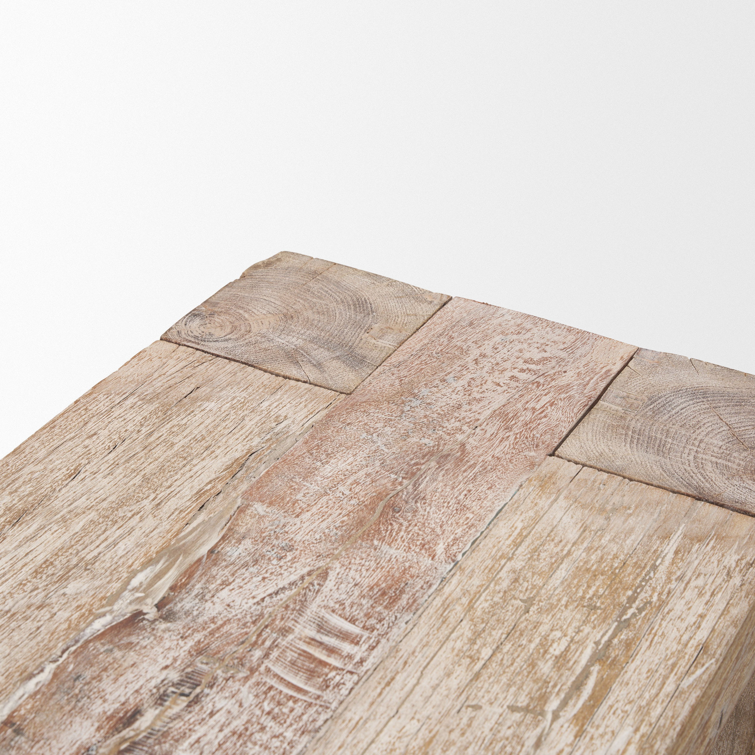 McArthur Whitewash Reclaimed Wood Console Table large image 