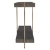 Taja Modern Brass / Wood Console Table, by Uttermost, 47.75" width x 31" height x 14" depth thumbnail 6