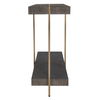 Taja Modern Brass / Wood Console Table thumbnail 5
