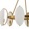 Oviform 6 Light Round Chandelier, by Uttermost, 30.25" width x 25" height x 30.25" diameter x 30.25" depth thumbnail 7