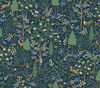Woodland Navy Peel & Stick Wallpaper thumbnail 0
