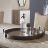 Reine Round Wooden Tray, Decorative Tray by Uttermost, 23.5" width x 4.25" height x 23.5" depth thumbnail 5