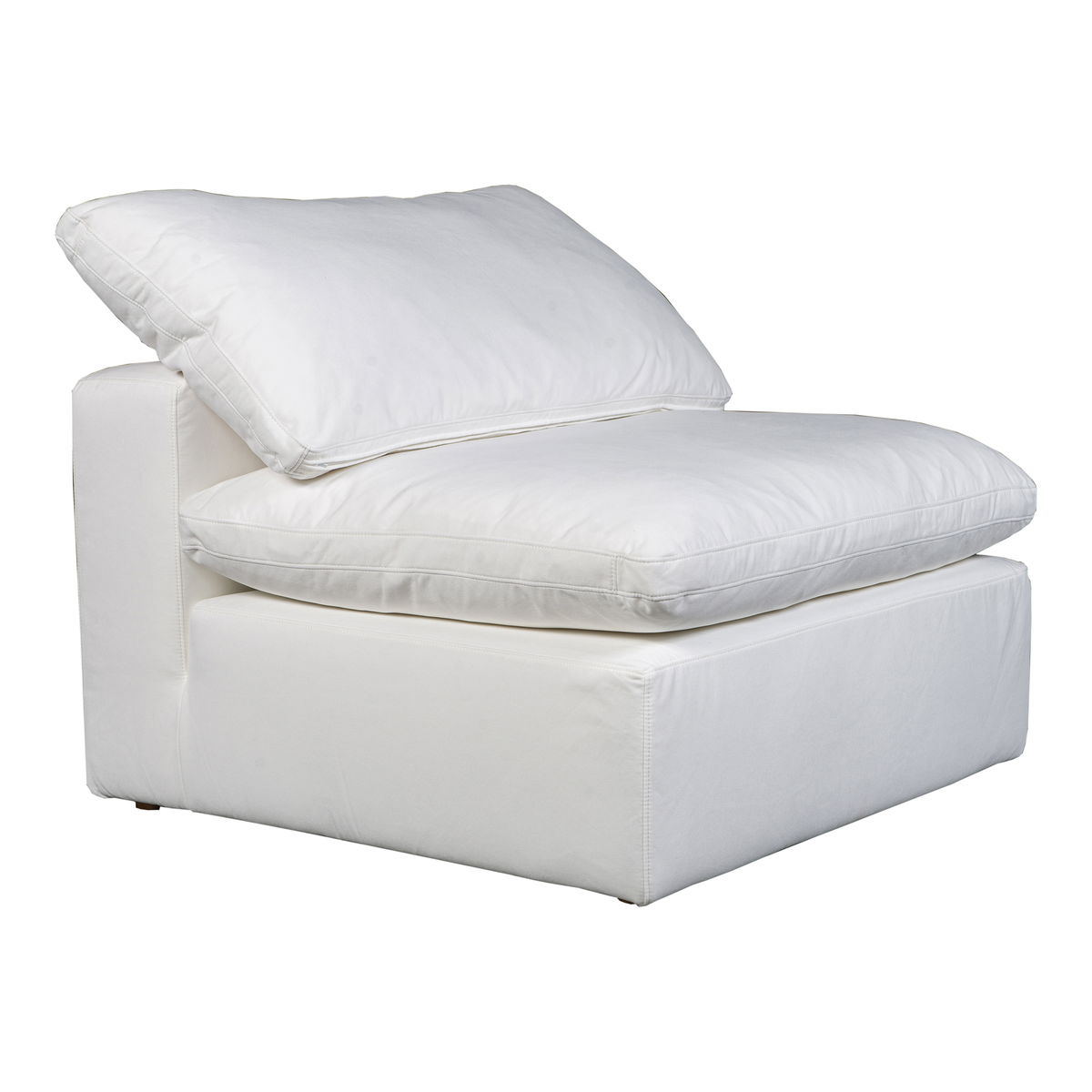 Terra Condo Chair Cream White, Accent Chair by Moe's Home, 38" width x 32" height x 38" depth View 2