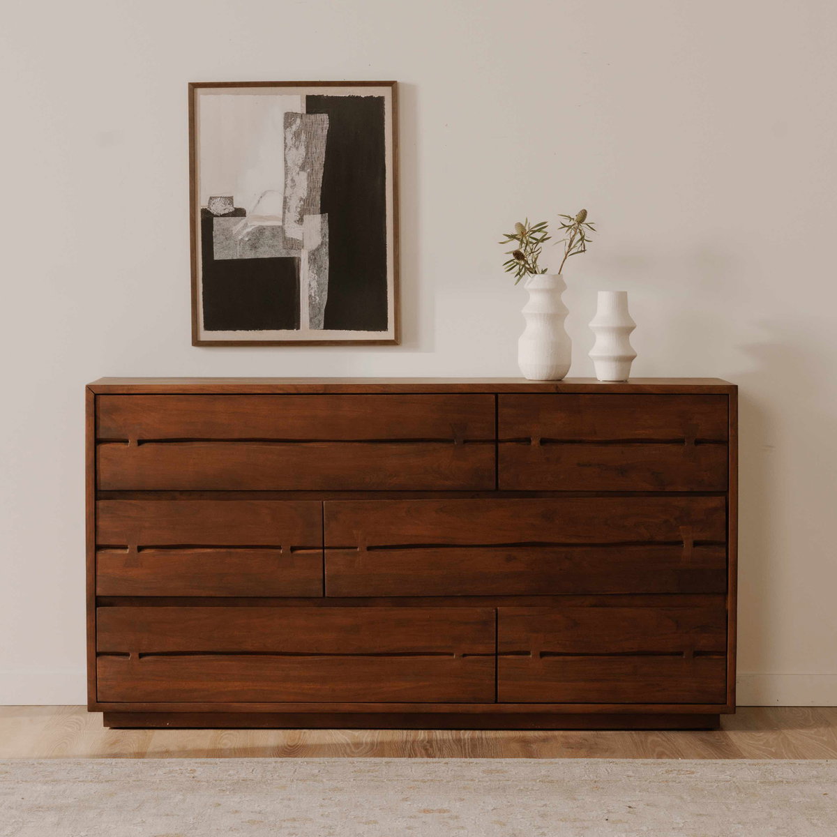 Madagascar Dresser, by Moe's Home, 68" width x 36.5" height x 18" depth View 10