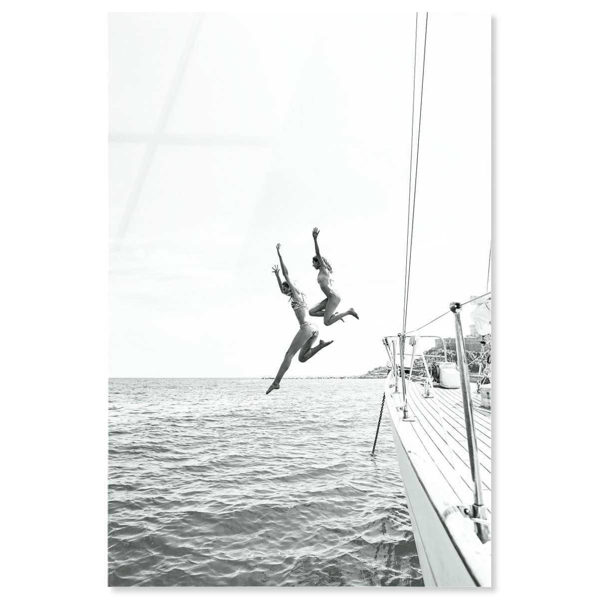 Sailing and Diving (No Embellishment), Art by Oliver Gal,  15x10 View 1