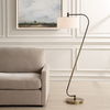 Irwin Curved Brass Floor Lamp thumbnail 1