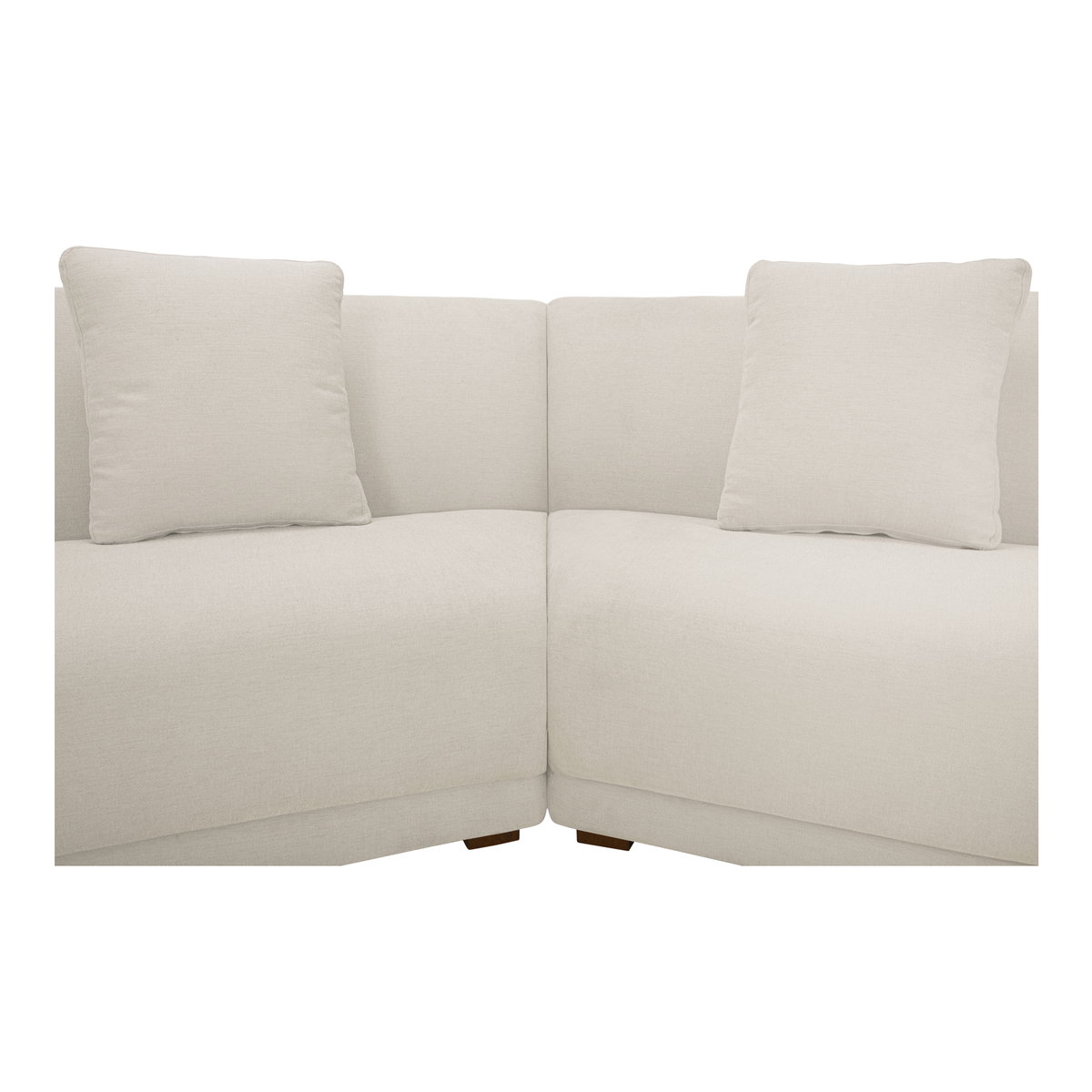 Fraser 3 Piece Modular Sectional With Slipper Off White, Sectional Sofa by Moe's Home, 163" width x 31.5" height x 34.29" depth View 4