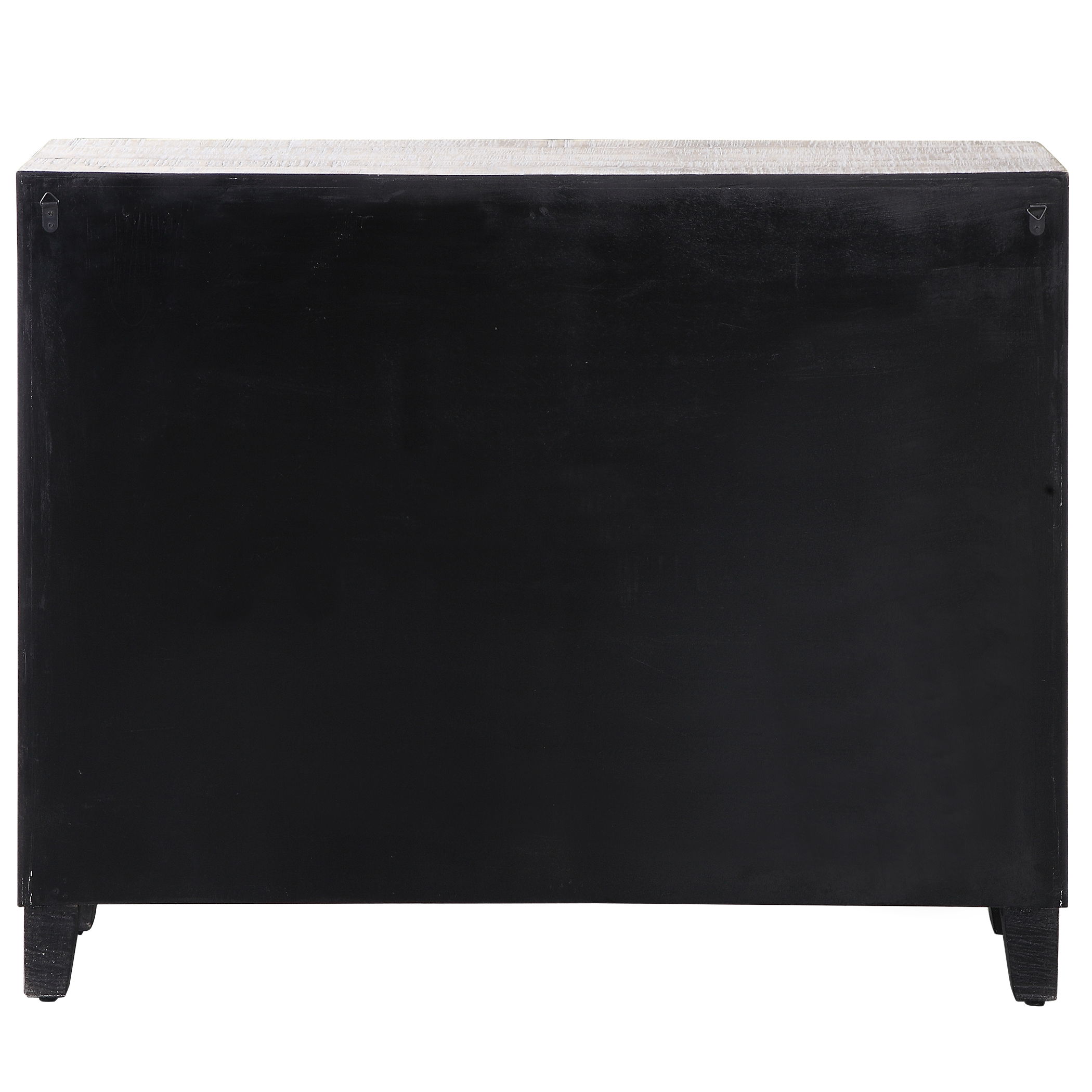 Adalind White Washed Accent Cabinet, Furniture by Uttermost, 40" width x 31.75" height x 11" depth View 11