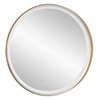 Crofton Lighted Brass Round Mirror, by Uttermost, 2'8" width x 2'8" height x 2.12" depth thumbnail 9