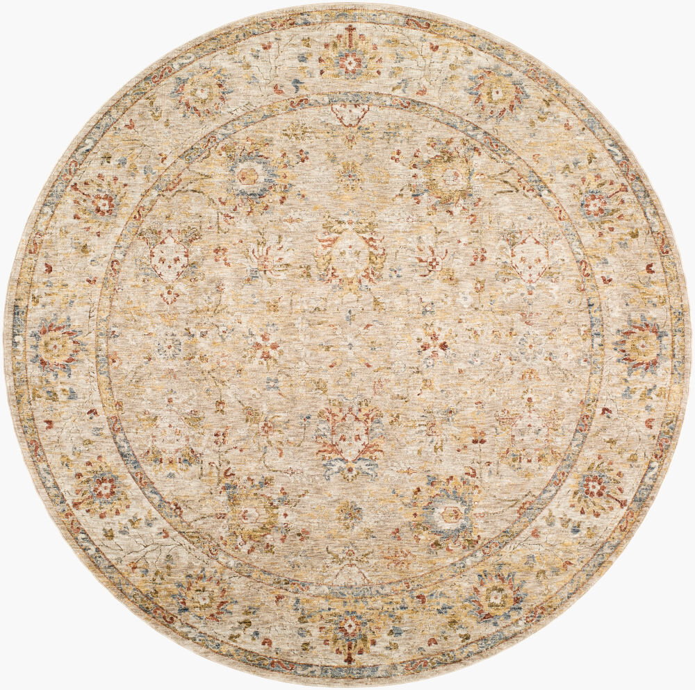 Mona Lisa Machine Woven Rug, by Surya, 7'10.49" length x 7'10.49" width