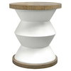 Spool Geometric Side Table, Side & End Table by Uttermost, 20" width x 23" height x 20" depth thumbnail 4