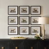Equine Dynasty Framed Prints Set/9, Art by Uttermost, 15.87" width x 13.87" height x 1.5" depth thumbnail 2