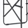 Direttore Curved Back Dining Side Chair | Black Leather with Black Iron, Dining Chair by Mercana, 19.25" length x 20" width x 31" height thumbnail 15