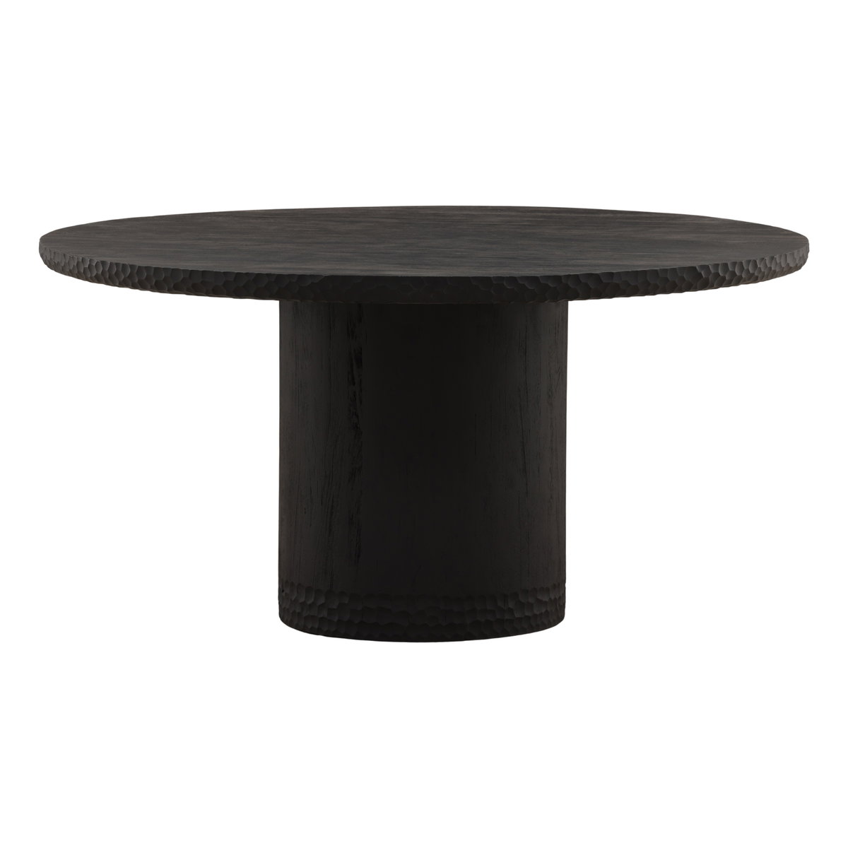 Wilber Dining Table Black 60', by Dovetail, 60" width x 30" height x 60" depth View 1