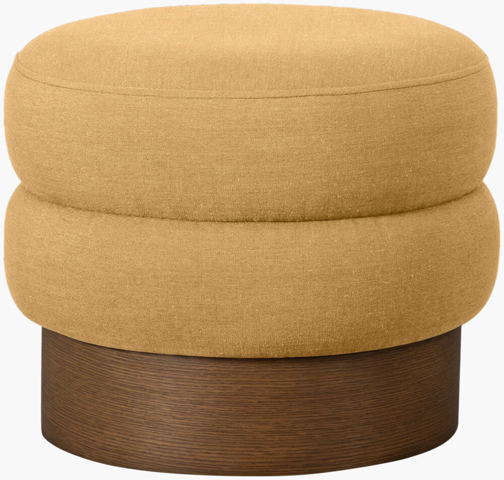 Lona Ottoman, by Surya, 22" width x 18" height