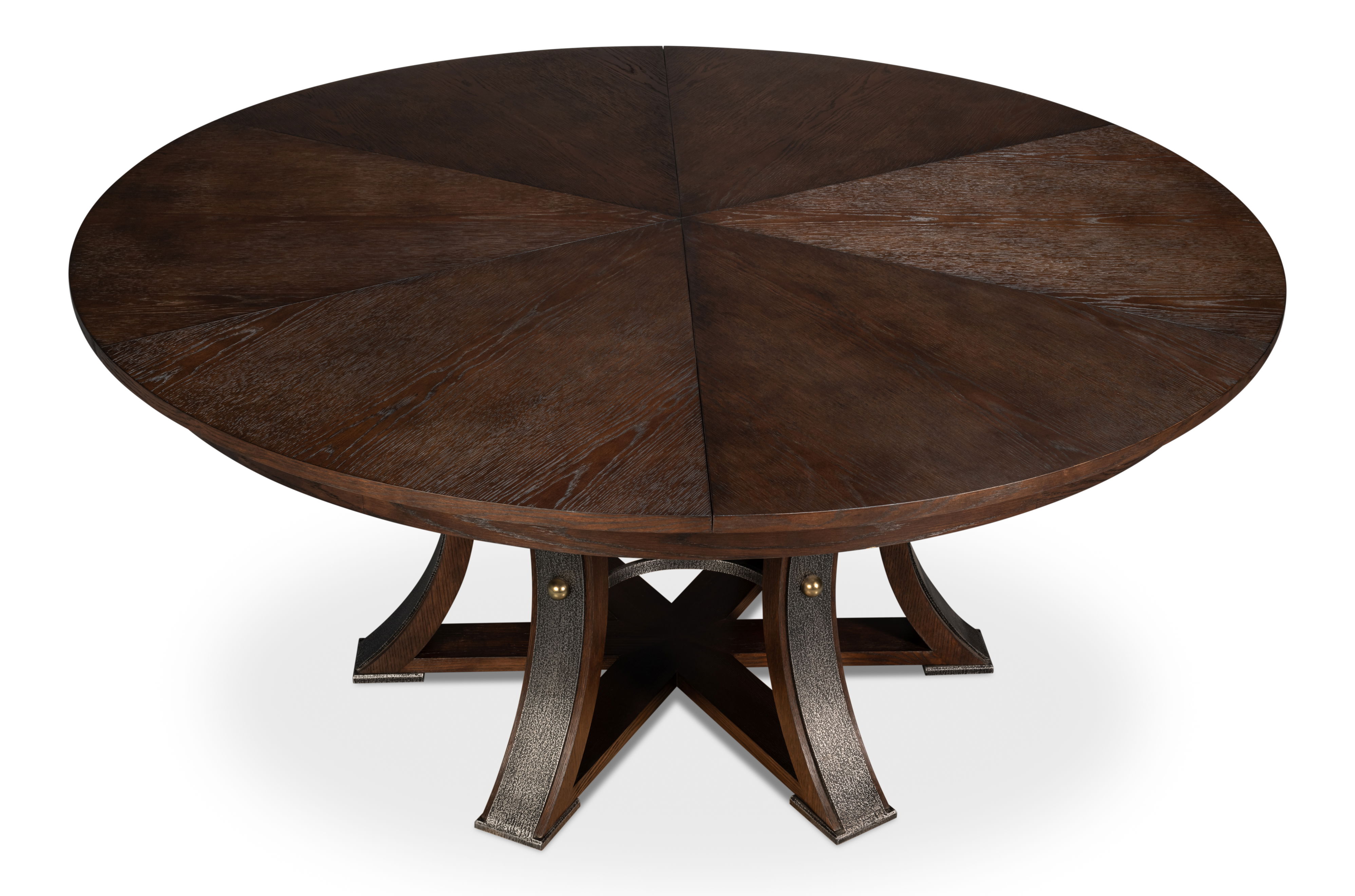 Tower Jupe Dining Table,Lrg,Burnt Brown large image 