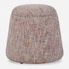 Gumdrop Confetti Chenille Ottoman, by Uttermost, 18.5" width x 17" height x 18.5" depth thumbnail 1