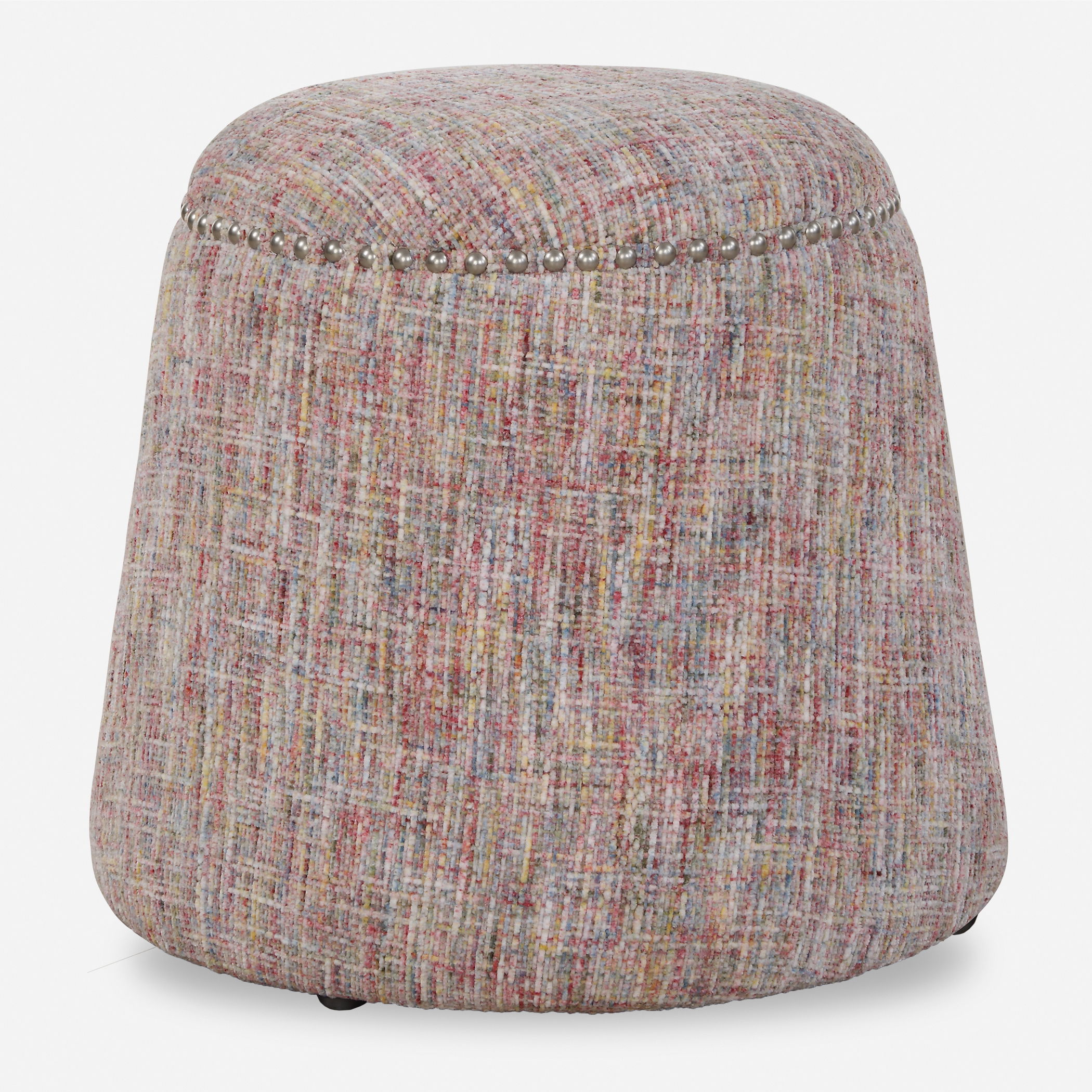 Gumdrop Confetti Chenille Ottoman large image 