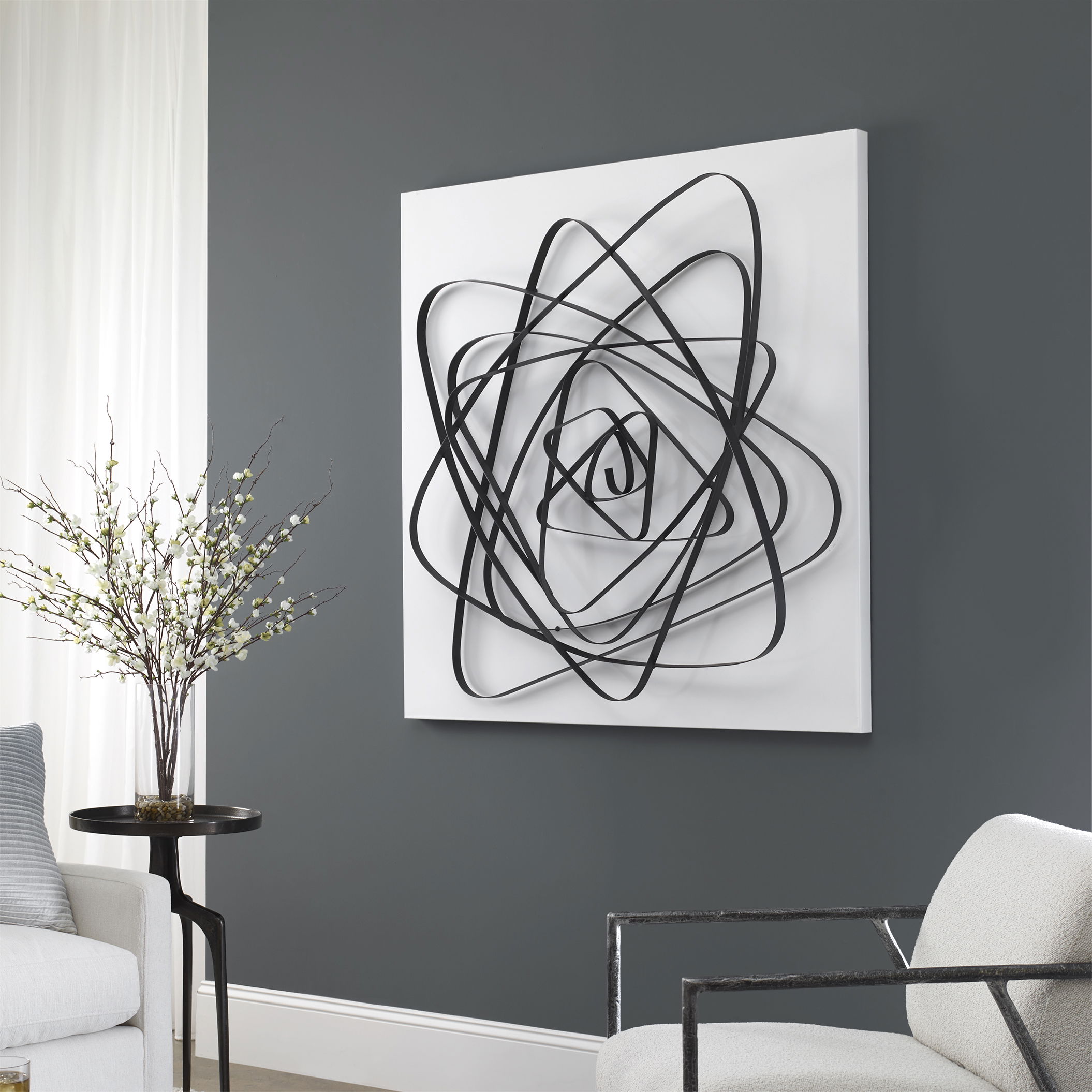 Nucleus Metal Modern Wall Decor large image 