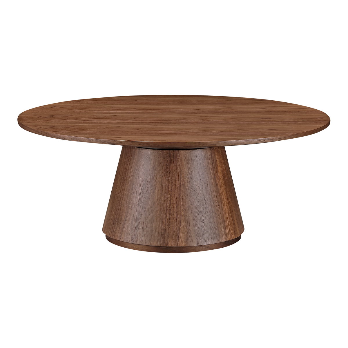 Otago Coffee Table Walnut Brown, by Moe's Home, 38" width x 15" height x 38" depth View 1