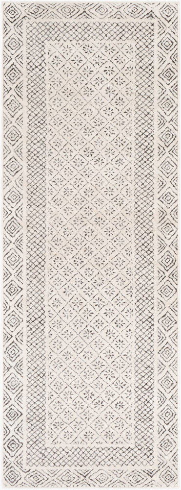 Bahar Machine Woven Rug, by Surya, 7'2.61" length x 2'7.5" width
