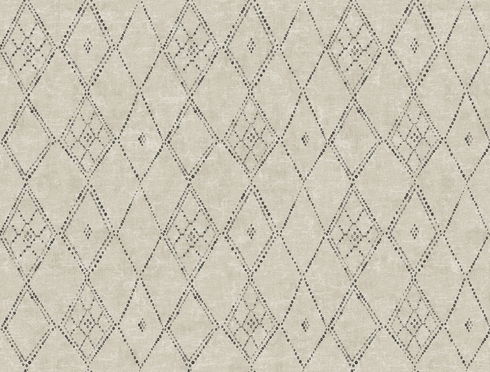 Souk Diamonds Taupe Wallpaper