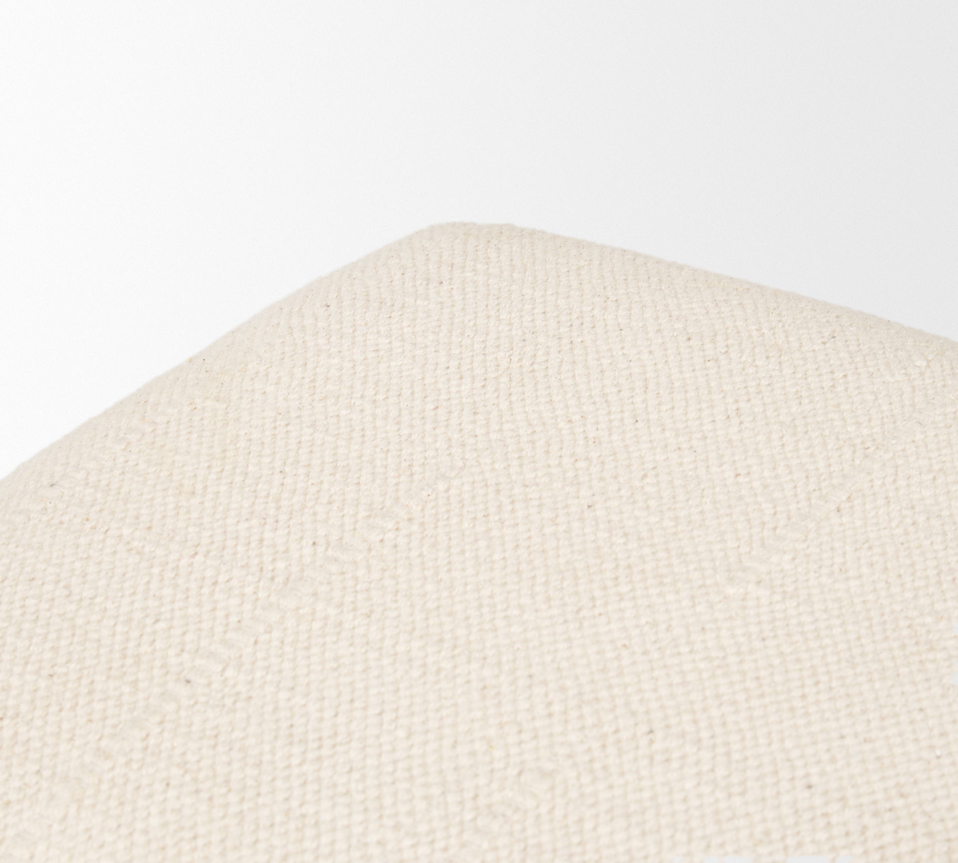 Shae Brown Wood with Oatmeal Fabric Bench large image 