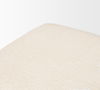 Shae Brown Wood with Oatmeal Fabric Bench thumbnail 6