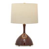 Colette Burgundy Table Lamp thumbnail 0