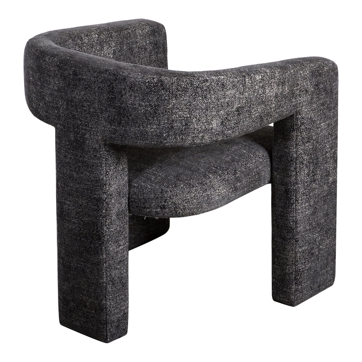Elo Chair Black, Accent Chair by Moe's Home, 29" width x 32" height x 28" depth View 6