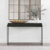 Telone Modern Black Console Table, Furniture by Uttermost, 55.12" width x 33.45" height x 14.6" depth thumbnail 4