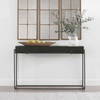 Telone Modern Black Console Table, by Uttermost, 55.12" width x 33.45" height x 14.6" depth thumbnail 4