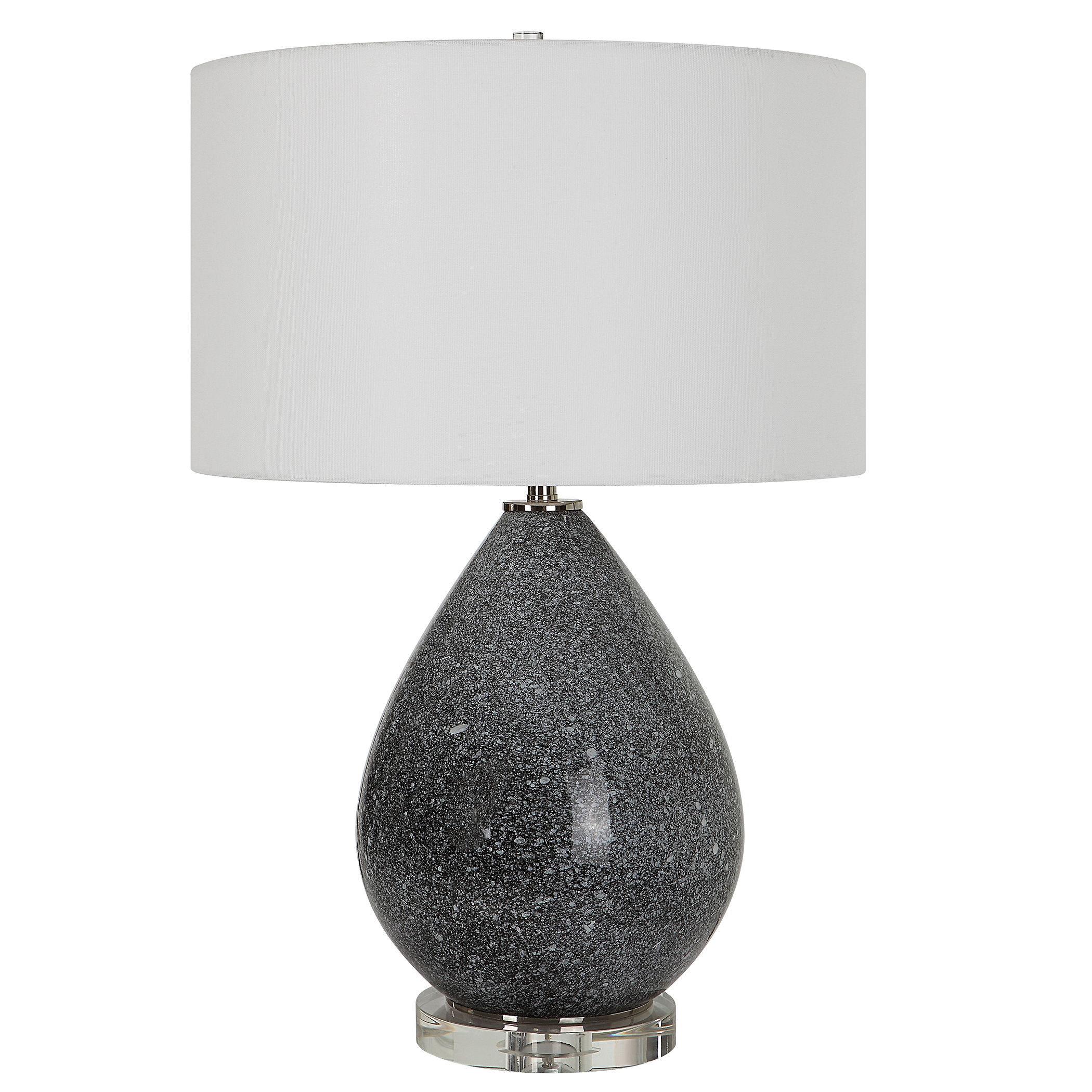 Nebula Speckled Glaze Table Lamp large image 