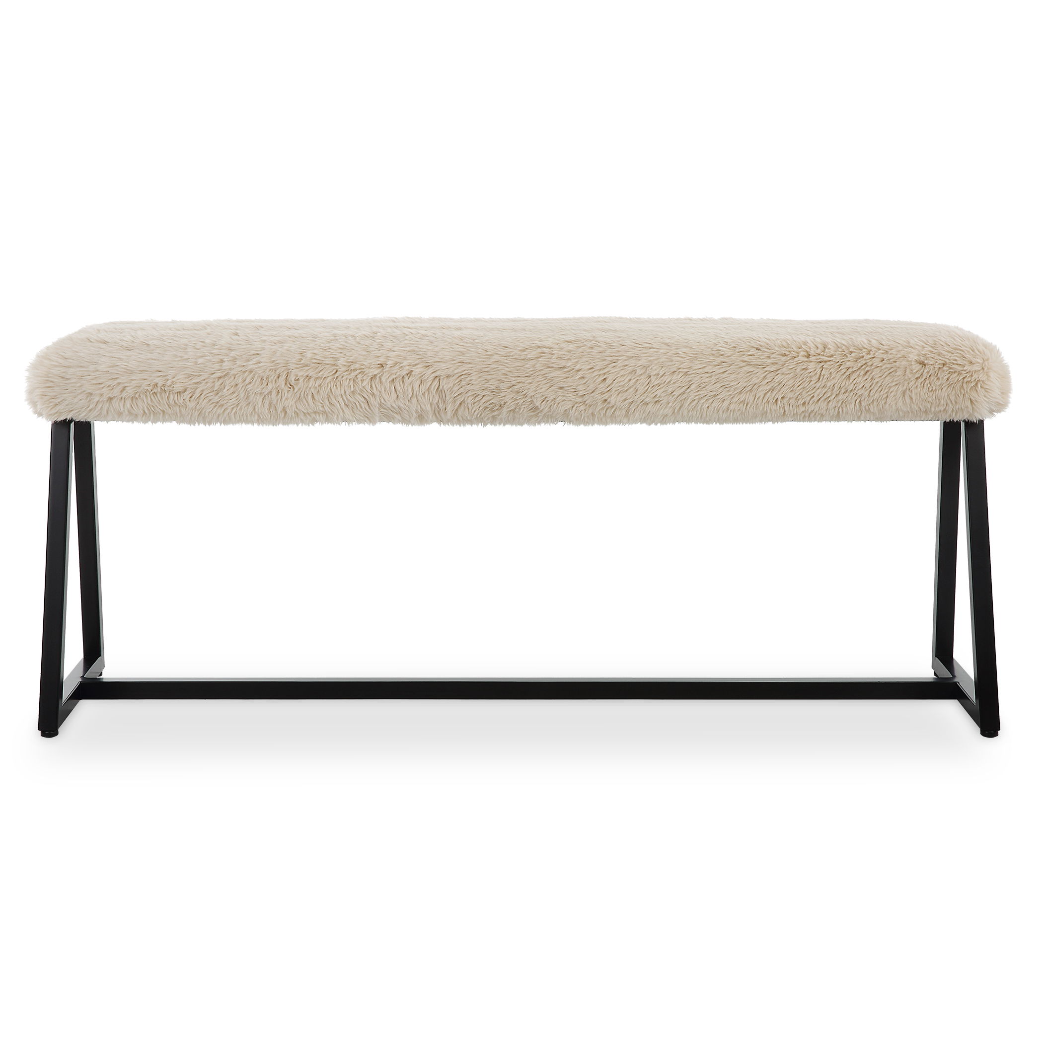 Taupo Sheepskin Bench large image 