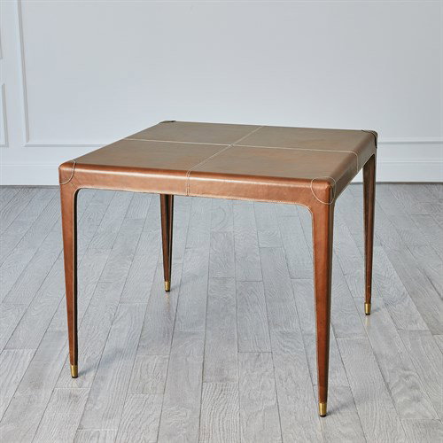 Emporium Home Tiburtina Games TableSaddle, by Global Views, 3'0.25" length x 3'0.25" width x 2'6.5" height View 4