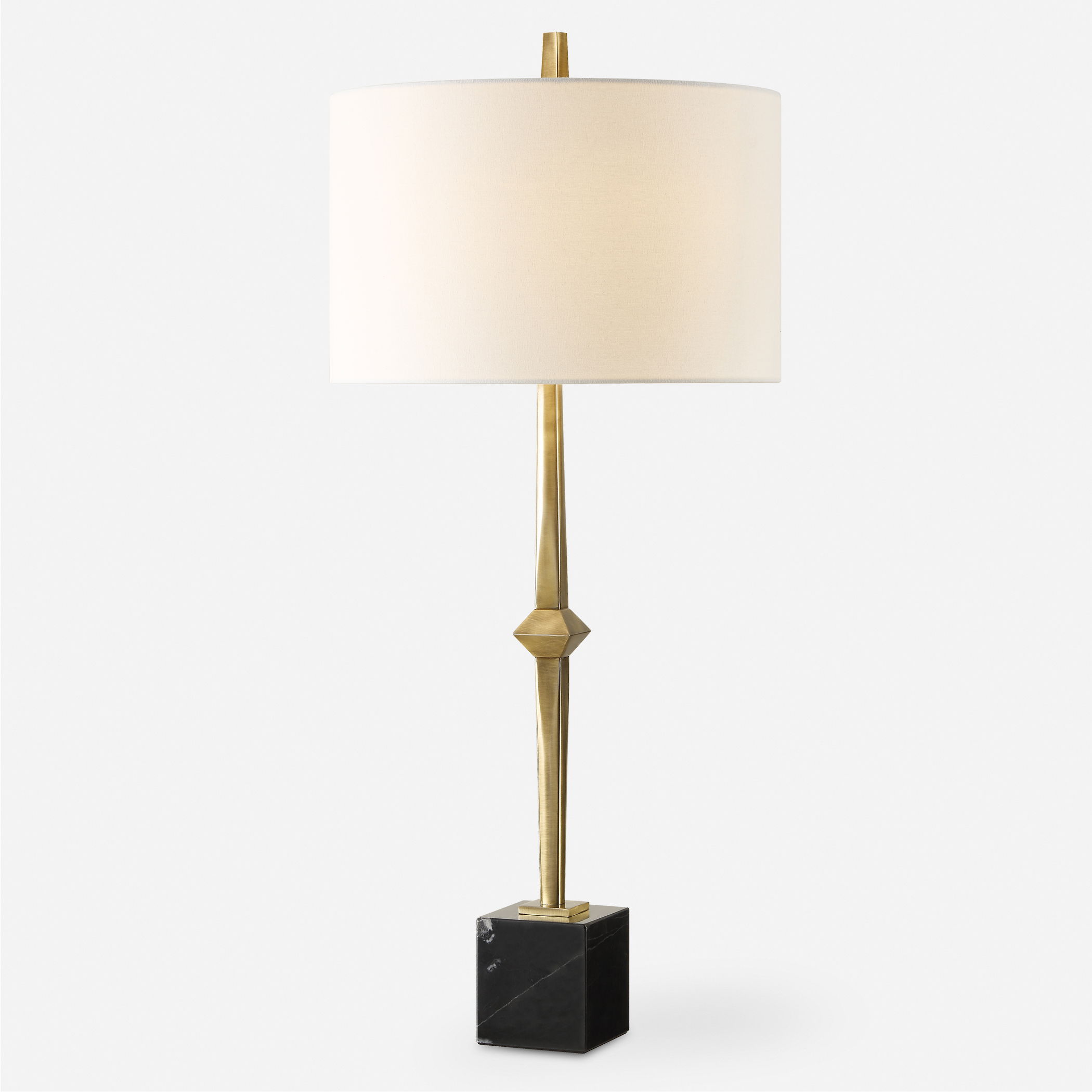 Suranne Antique Brass Table Lamp large image 