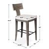 Cellini Outdoor Bar Stool, Furniture by Uttermost, 20" width x 43.5" height x 23.25" depth thumbnail 2