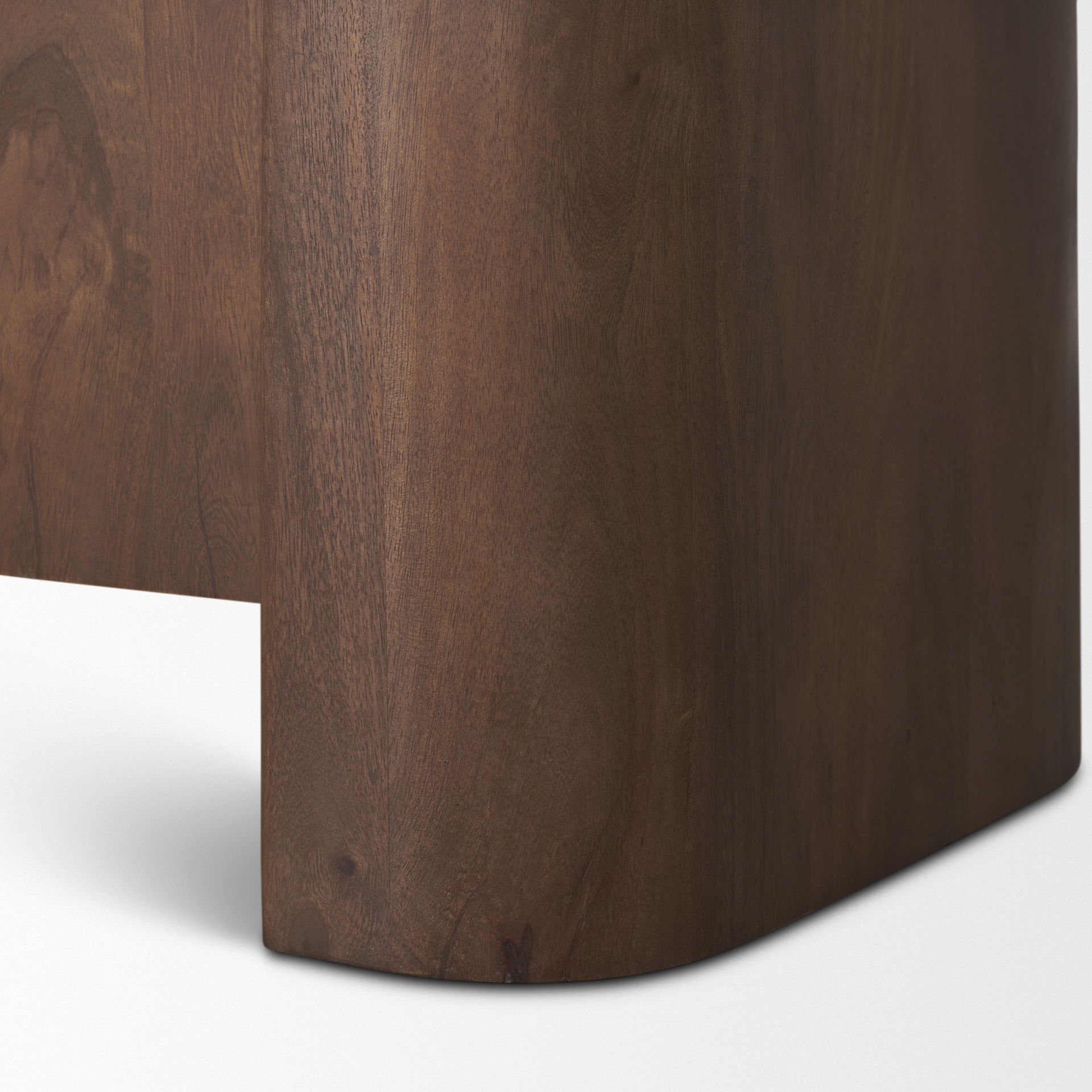 Tammar Brown Wood 4-Door Sideboard large image 