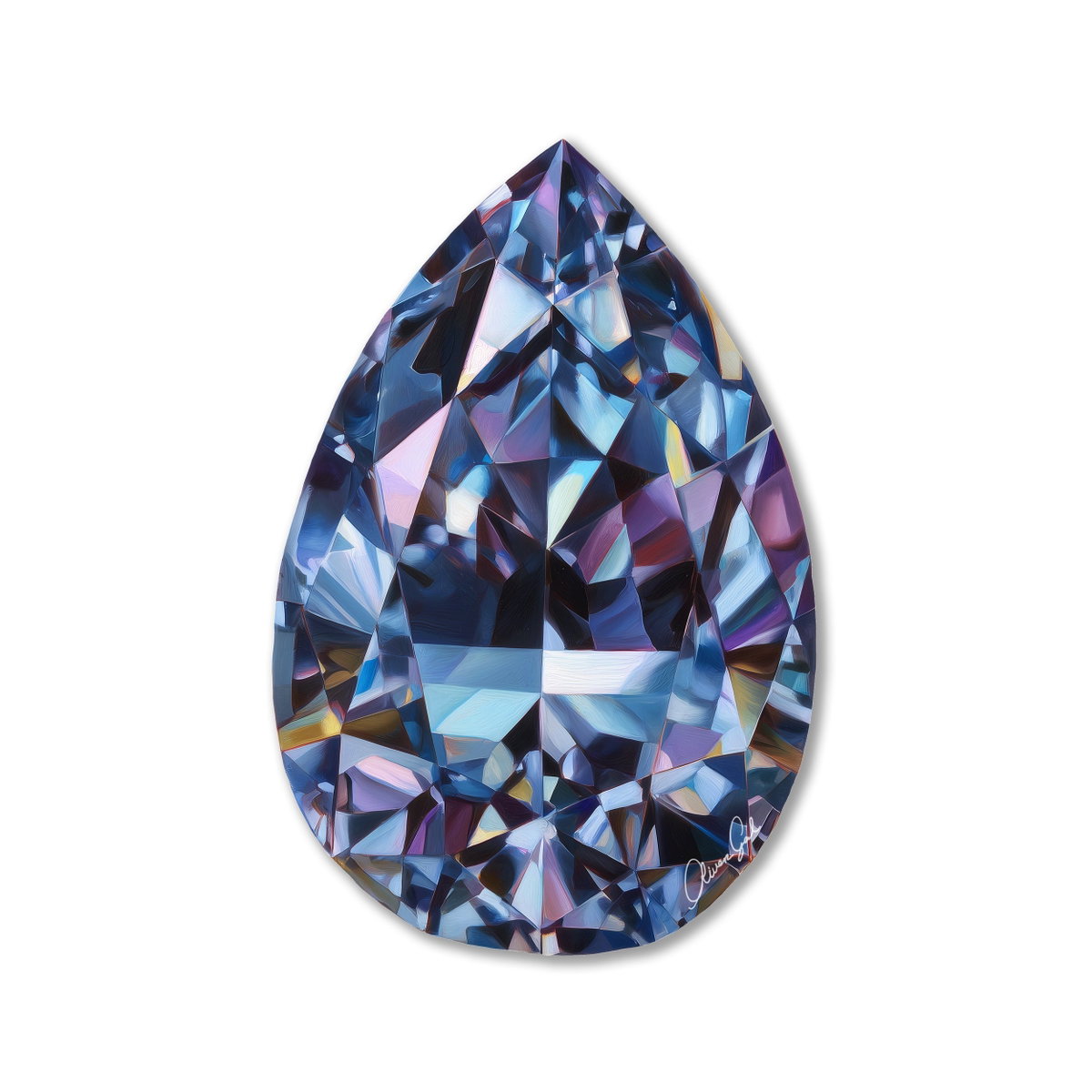 Cloud Tear Diamond (No Embellishment), Art by Oliver Gal,  30 View 1