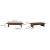 Everett Coffee Table Dark Brown thumbnail 9