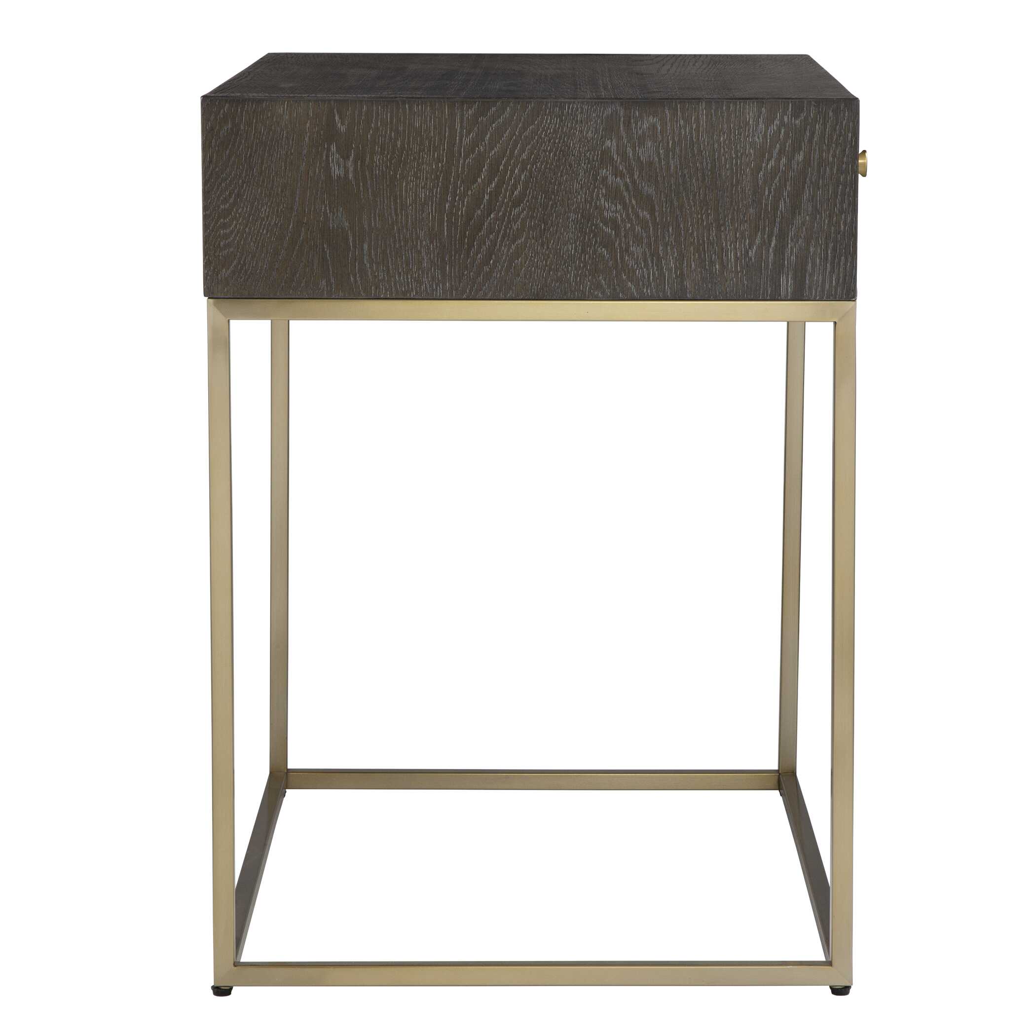 Armistead Walnut Side Table, Furniture by Uttermost, 25" width x 25" height x 18" depth View 4