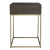 Armistead Walnut Side Table, Side & End Table by Uttermost, 25" width x 25" height x 18" depth thumbnail 4