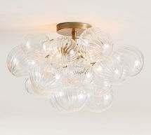 Online Designer Other Cooper Glass Bubbled Flush Mount (18")