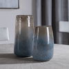 Ione Seeded Glass Vases, S/2 thumbnail 1